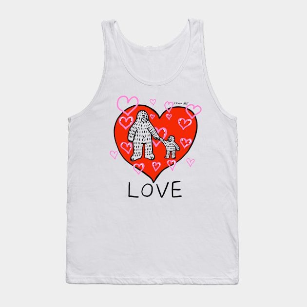 Love Tank Top by FrankApe